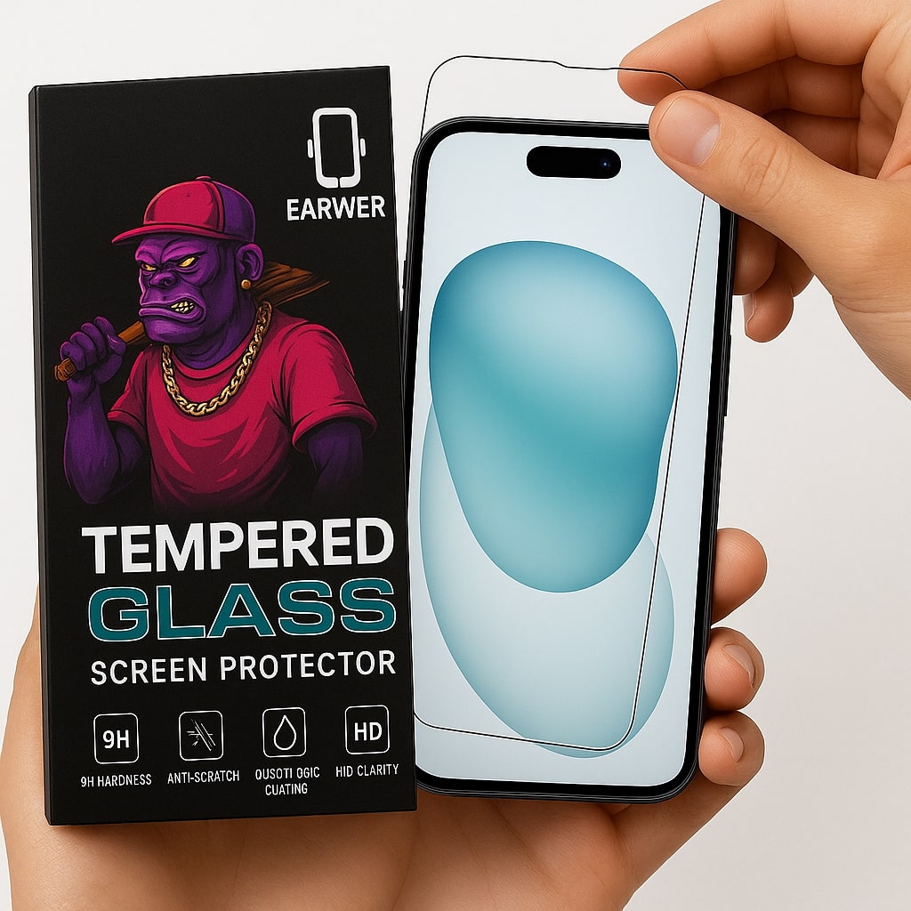tempered glass for iPhone 15
